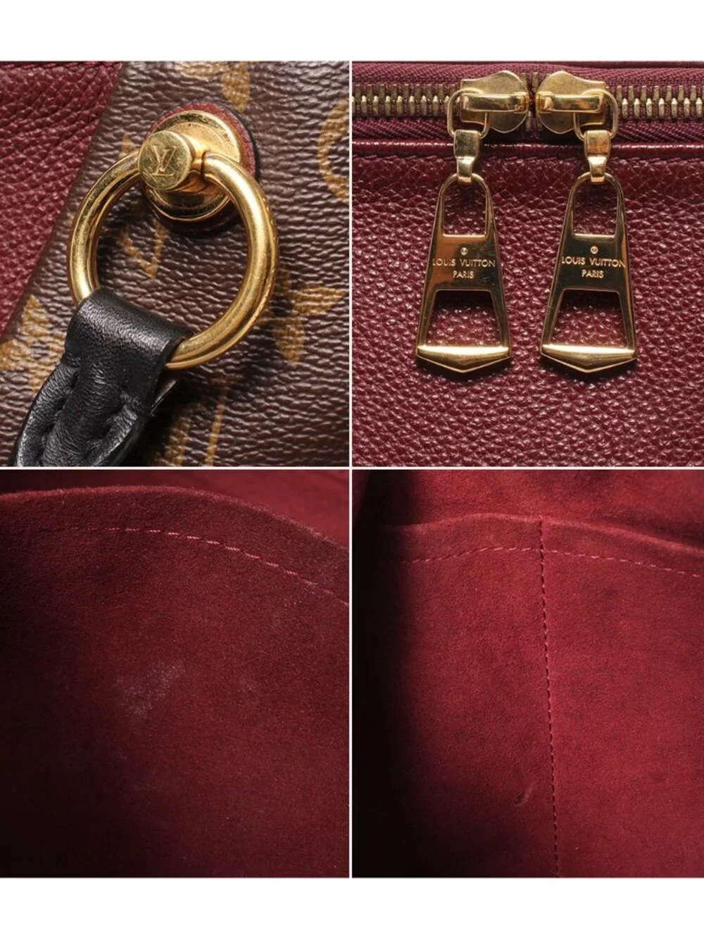 Louis Vuitton 2-Way Shoulder Bag Crossbody Tote MM Monogram